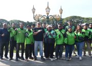 Gelar Apel Damai, Driver Gojek-Pemkot Malang Jaga Kondusifitas Kota