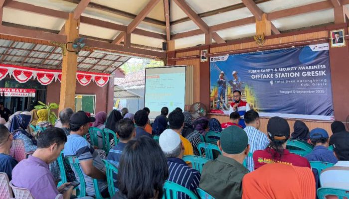 PGN SOR III Tingkatkan Kesadaran Warga Desa Karangkiting Gresik tentang Pentingnya Keamanan dan Keselamatan Infrastruktur Gas Bumi