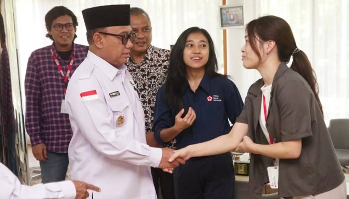 Delegasi Palang Merah Asing Kunjungi PMI Banyuwangi Belajar Program Rumah Tahan Gempa
