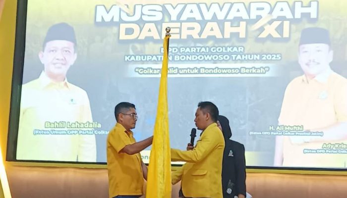 Ady Kriesna Kembali Pimpin Golkar Bondowoso 2025-2030: Targetkan Kedekatan Rakyat