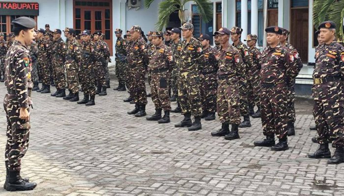 Protes Tayangan Trans7, Ribuan Banser Kediri Gelar Apel Siaga Jaga Marwah Pesantren Lirboyo