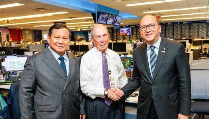Prabowo Bertemu Bloomberg, Bahas Peningkatan SDM, Kesehatan, dan Kerja Sama Danantara