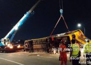 Polisi Ungkap Detik-Detik Kecelakaan Maut Bus Cahaya Trans di Tol Krapyak Semarang