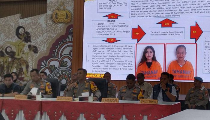 Kriminalitas di Sidoarjo Turun 32 Persen Sepanjang 2025