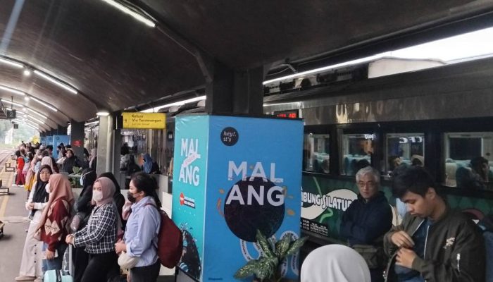 Jelang Tahun Baru, 6.600 Penumpang Padati Stasiun Malang