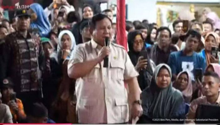 Rayakan Tahun Baru di Tapanuli Selatan, Presiden Prabowo Yakin Indonesia Makin Tangguh