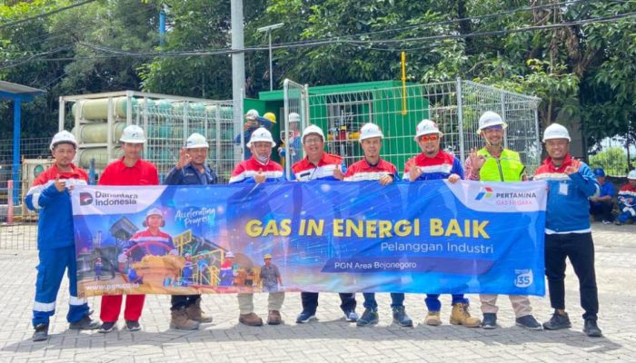 PGN Dukung Operasional Industri, Gas Bumi Disalurkan ke BMI Lamongan