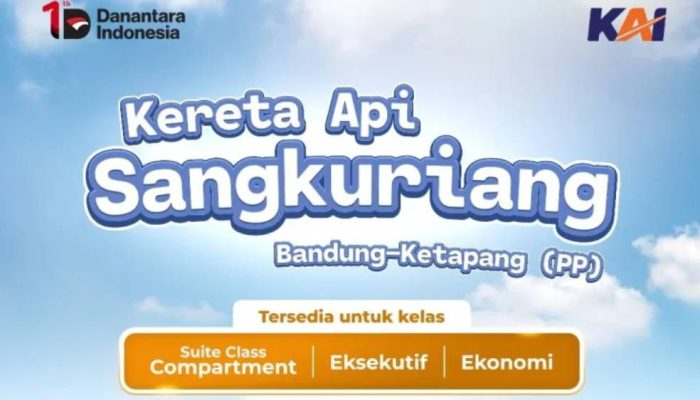 Mulai Awal Mei, KA Sangkuriang Perluas Akses Perjalanan Lewat Daop 5