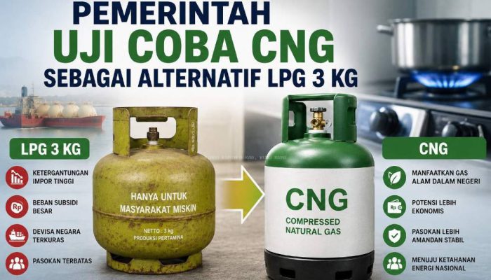 ESDM Targetkan Produksi CNG 3 Kg Juli 2026, Masyarakat Cukup Bayar Isi Gas