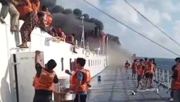 Korban Tewas Kebakaran KM Mutiara Sentosa 2 Bertambah Jadi Lima Orang, Seluruh Penumpang Berhasil Dievakuasi