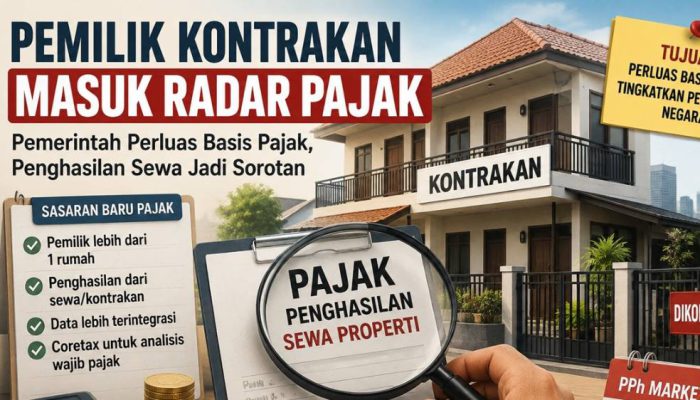 Mulai 2027, Pemerintah Bidik Pajak Rumah Kontrakan dan Properti Sewa
